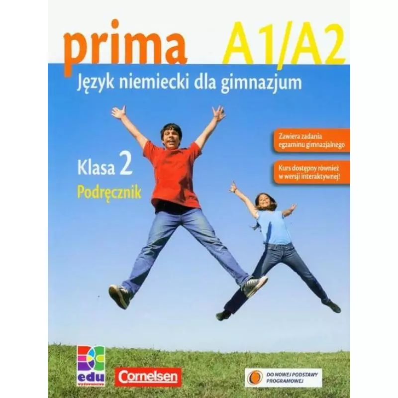 PRIMA 2 PODRĘCZNIK Z PŁYTĄ CD Jin Friederike, Rizou Grammatiki, Rohrmann Lutz - BC Edukacja