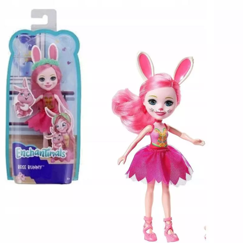 ENCHANTIMALS LALKA BALETNICA BREE BUNNY + KRÓLIK TWIST 4+ II GATUNEK - Mattel