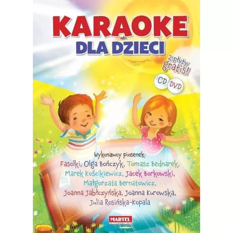 KARAOKE DLA DZIECI + CD + DVD - Martel