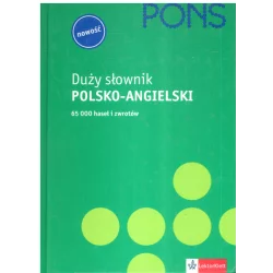 DUŻY SŁOWNIK POLSKO-ANGIELSKI 65 000 HASEŁ I ZWROTÓW - Pons