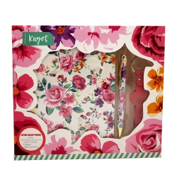 ZESTAW WALENTYNKOWY NOTES + DŁUGOPIS + BRELOCZEK - Joinco