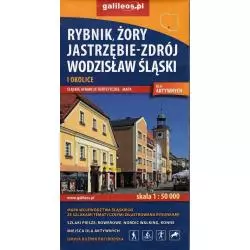 RYBNIK, ŻORY, JASTRZĘBIE-ZDRÓJ, WODZISŁAW ŚLĄSKI I OKOLICE MAPA DLA AKTYWNYCH - Plan