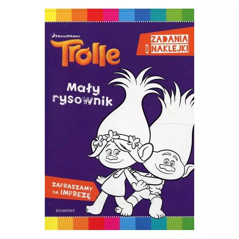 TROLLE MAŁY RYSOWNIK ZADANIA I NAKLEJKI - Egmont