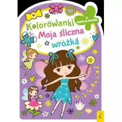 MOJA ŚLICZNA WRÓŻKA KOLOROWANKI Z NAKLEJKAMI - Wilga