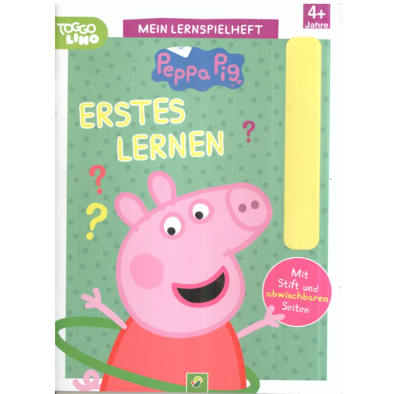 PEPPA PIG MEINELERNSPIELHEFT ERSTES LERNEN 4+ II GATUNEK - Schwager & Steinlein