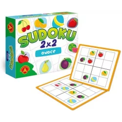 SUDOKU 2X2 OWOCE ŁAMIGŁÓWKI LOGICZNE 6+ - Alexander