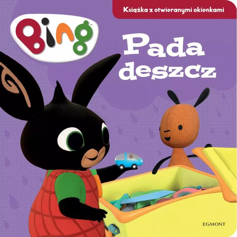 PADA DESZCZ BING KSIĄŻKA Z OTWIERANYMI OKIENKAMI Stella Gurney - Harperkids