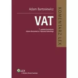 VAT KOMENTARZ Adam Bartosiewicz - Wolters Kluwer