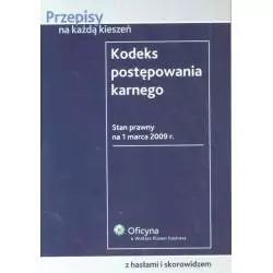 KODEKS POSTĘPOWANIA KARNEGO - Wolters Kluwer