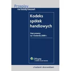 KODEKS SPÓŁEK HANDLOWYCH - Wolters Kluwer