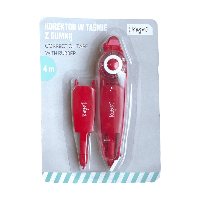 KOREKTOR W TAŚMIE Z GUMKĄ 4 M - Joinco