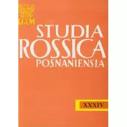 STUDIA ROSSICA POSNANIENSIA XXXIV - Wydawnictwo Naukowe UAM