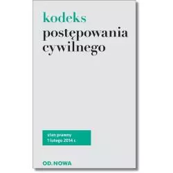 KODEKS POSTĘPOWANIA CYWILNEGO - od.nowa