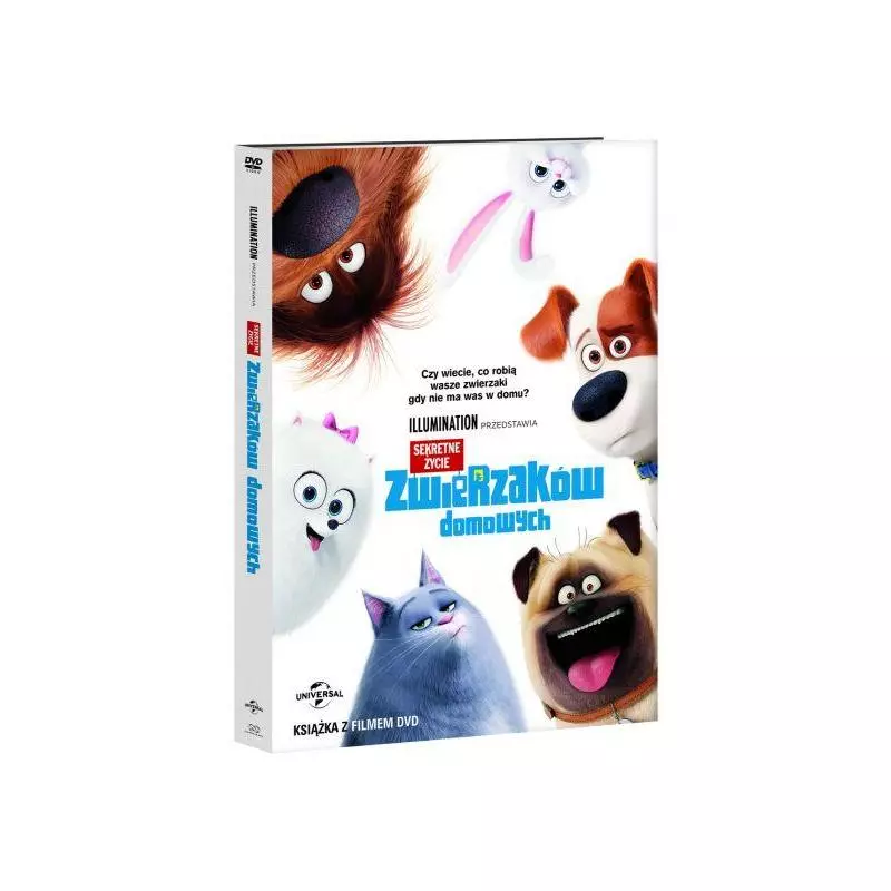 SEKRETNE ŻYCIE ZWIERZAKÓW DOMOWYCH KSIĄŻKA + DVD PL - Universal