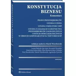 KONSTYTUCJA BIZNESU KOMENTARZ Leszek Bielecki - Wolters Kluwer