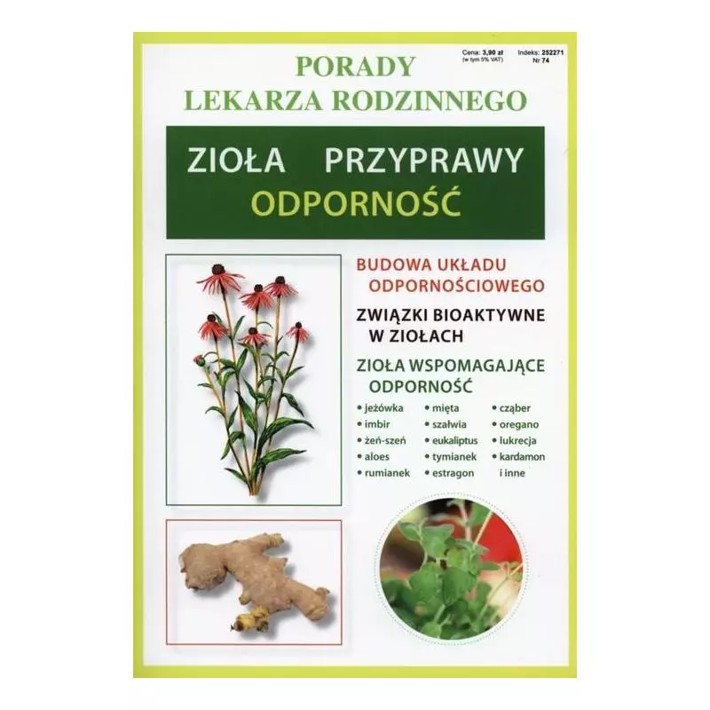 PORADNIK LEKARZA RODZINNEGO. ZIOŁA PRZYPRAWY ODPORNOŚĆ - Literat