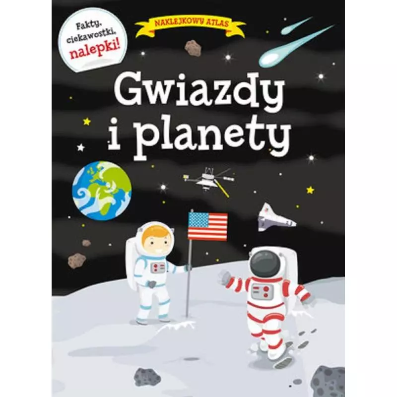 NAKLEJKOWY ATLAS GWIAZDY I PLANETY Holly Brook-Piper - Olesiejuk