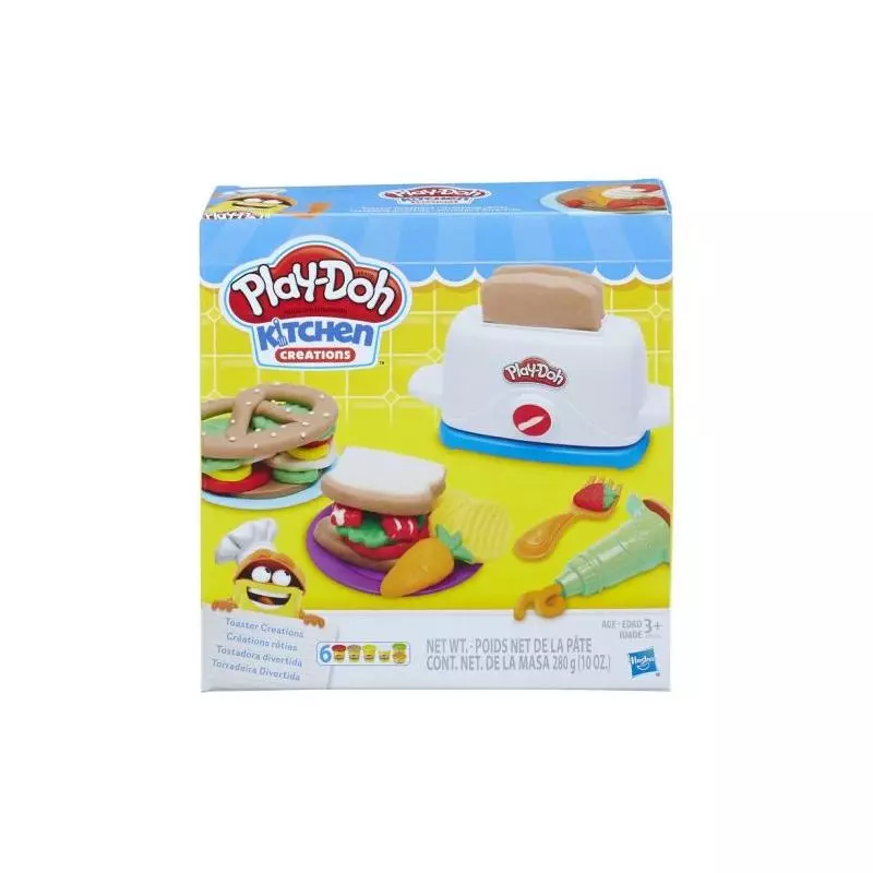 TOSTOWE SZALEŃSTWO PLAY DOH ZESTAW KREATYWNY 3+