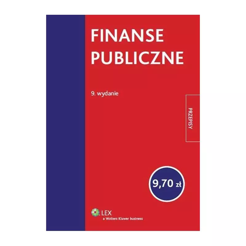 FINANSE PUBLICZNE - Wolters Kluwer