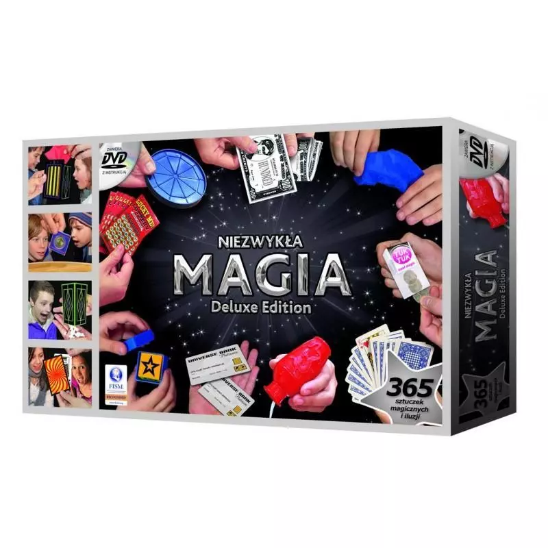 NIEZWYKŁA MAGIA ZESTAW MAGIKA 365 TRIKÓW DELUXE 8+ II GATUNEK - Cartamundi