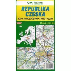 REPUBLIKA CZESKA MAPA SAMOCHODOWO-TURYSTYCZNA 1:500 000 - Piętka
