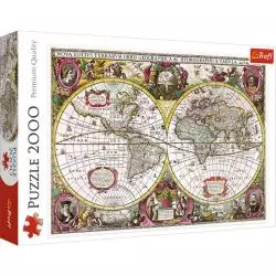 MAPA ZIEMI 1630 PUZZLE 2000 ELEMENTÓW - Trefl