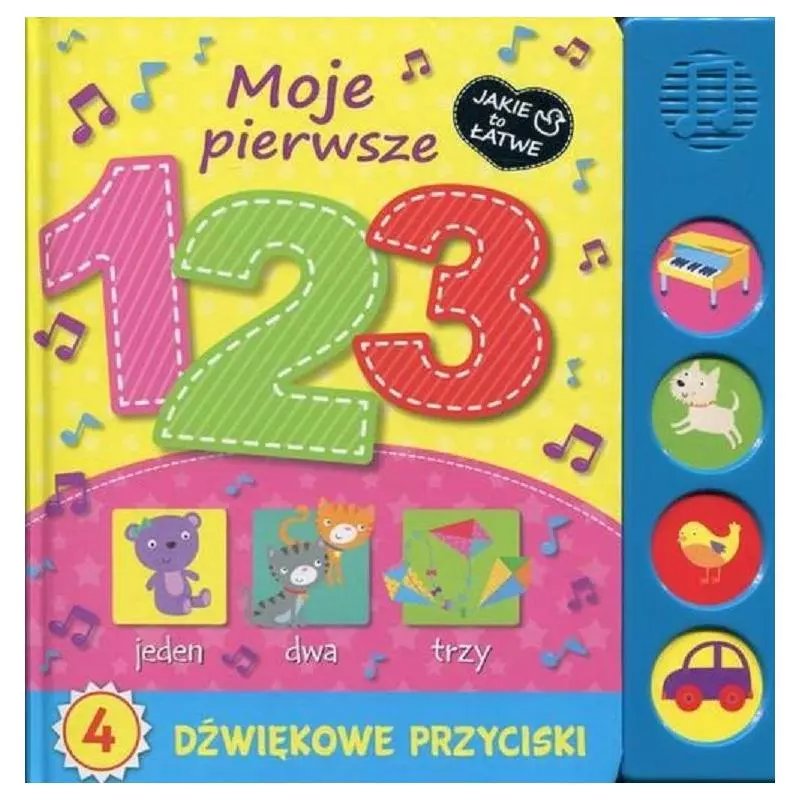 MOJE PIERWSZE 1 2 3 KSIĄŻKA Z DŹWIĘKIEM - Wilga