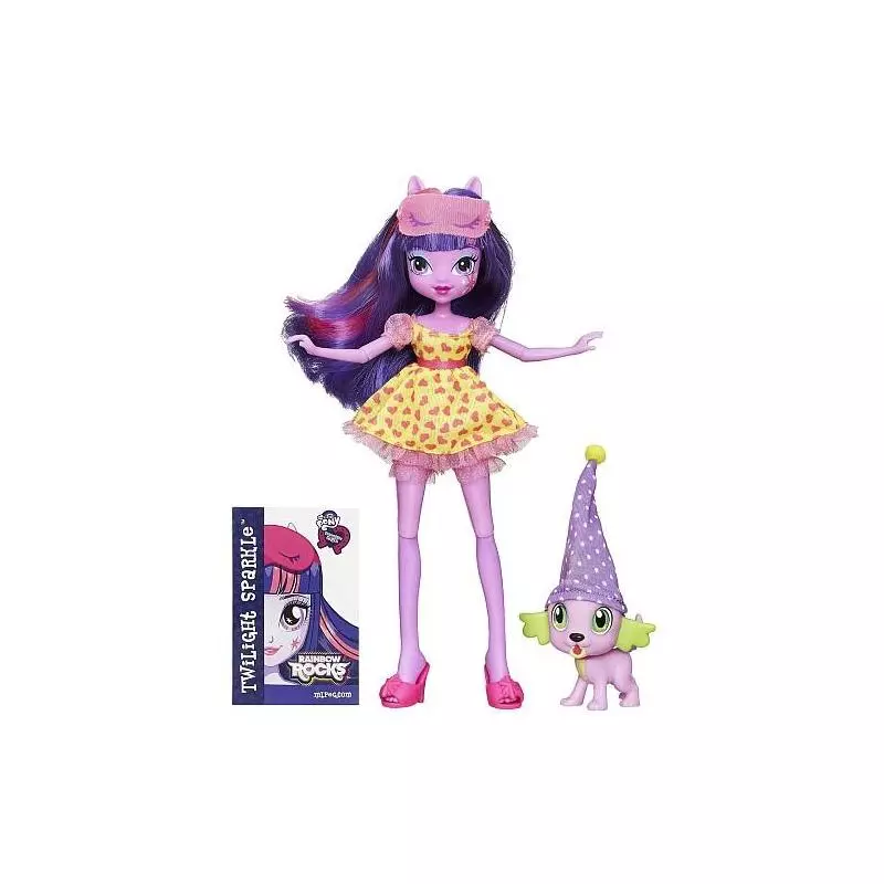 LALKA TWILIGHT SPARKLE Z ULUBIEŃCEM EQUESTRIA GIRLS MY LITTLE PONY 5+ - Hasbro