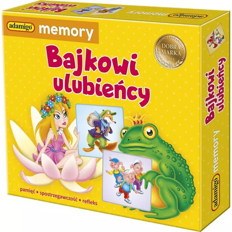 BAJKOWI ULUBIEŃCY GRA MEMORY - Adamigo BAJKOWI ULUBIEŃCY GRA MEMORY - Adamigo