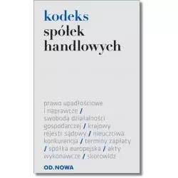 KODEKS SPÓŁEK HANDLOWYCH