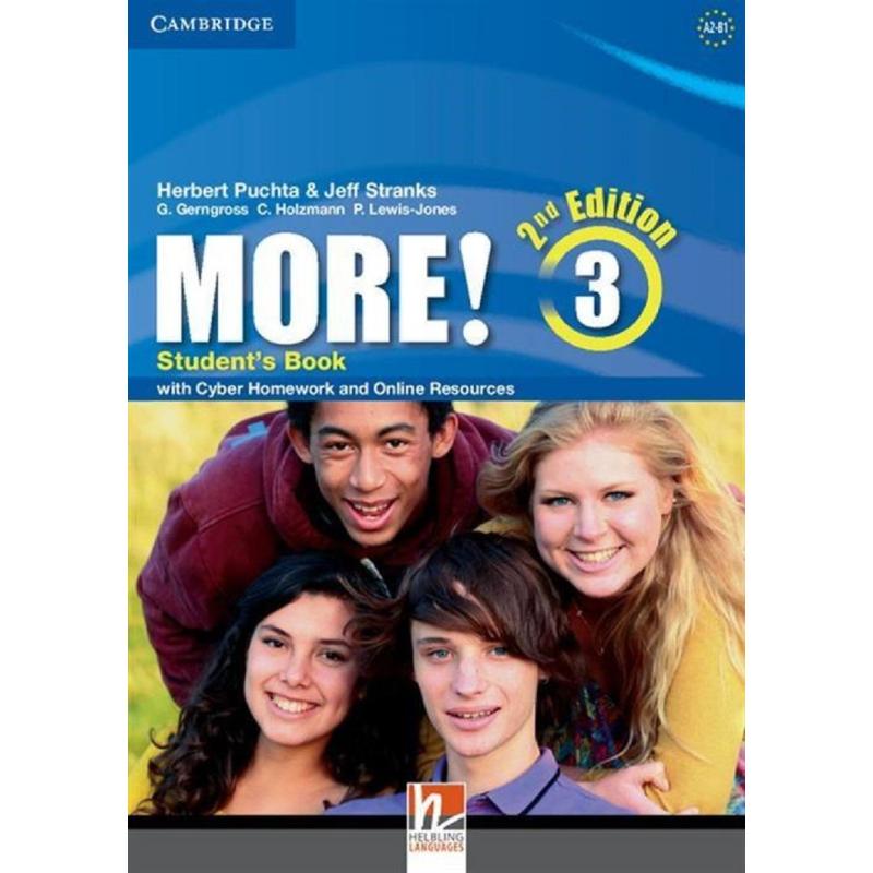 MORE! 3 STUDENTS BOOK + CYBER HOMEWORK HERBERT PUCHTA, JEFF STRANKS