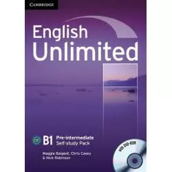 ENGLISH UNLIMITED PRE-INTERMEDIATE SELF-STUDY PACK WORKBOOK + DVD Maggie Baigent, Chris Cavey, Nick Robinson - Cambridge Univ...