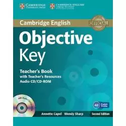 OBJECTIVE KEY TEACHERS BOOK WITH TEACHERS RESOURCES + CD Annette Capel, Wendy Sharp - Cambridge University Press