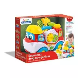 INTERAKTYWNY EUGENIUSZ DROGOWY GENIUSZ CIĘŻARÓWKA KTÓRA MÓWI I UCZY 10-36 MIESIĘCY - Clementoni
