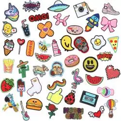 NAKLEJKI NA UBRANIA WIELOKROTNEGO UŻYTKU 3 SZT. - Joinco