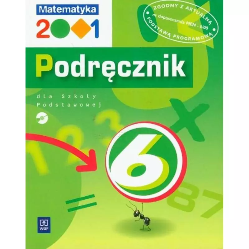 MATEMATYKA 2001 6 PODRĘCZNIK DLA SZKOŁY PODSTAWOWEJ - WSiP