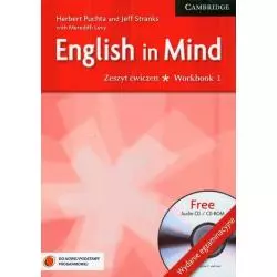 ENGLISH IN MIND WORKBOOK 1 Herbert Puchta, Jeff Stranks, Meredith Levy - Cambridge University Press