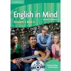 ENGLISH IN MIND 2 STUDENTS BOOK + DVD Herbert Puchta, Jeff Stranks - Cambridge University Press