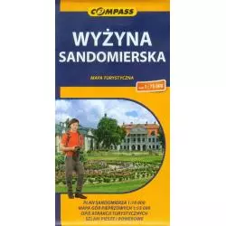 WYŻYNA SANDOMIERSKA MAPA TURYSTYCZNA 1 : 75 000 - Compass