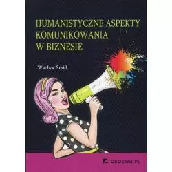 HUMANISTYCZNE ASPEKTY KOMUNIKOWANIA W BIZNESIE Wacław Smid - CEDEWU