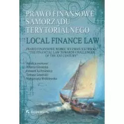 PRAWO FINANSOWE SAMORZĄDU TERYTORIALNEGO LOCAL FINANCE LAW - CEDEWU