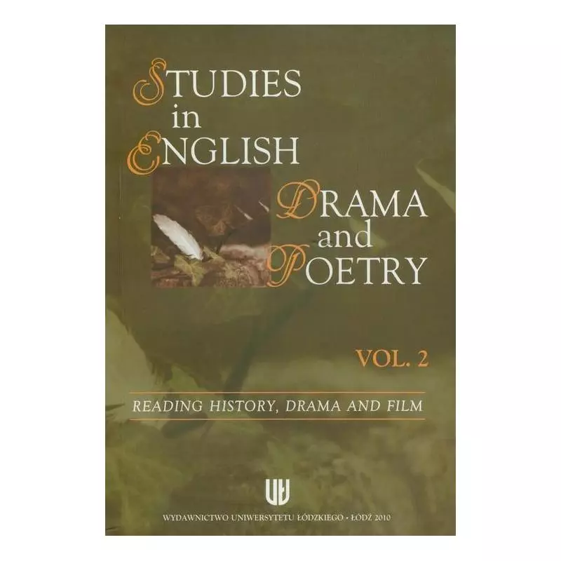STUDIES IN ENGLISH DRAMA AND POETRY 2 - Wydawnictwo Uniwersytetu Łódzkiego