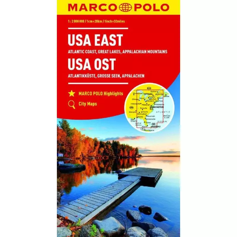 USA EAST USA OST 1:2000 000 - MARCO POLO