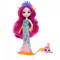 LALKA MAURA MERMAID + RYBKA GLIDE ENCHANTIMALS - Mattel