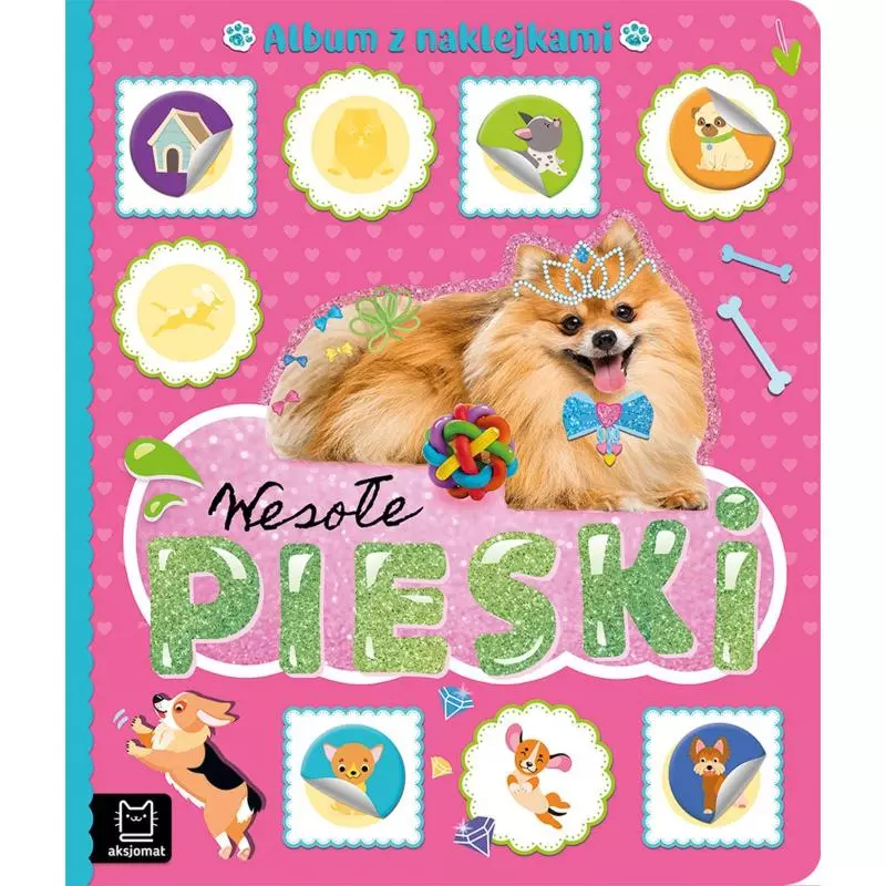 WESOŁE PIESKI ALBUM Z NAKLEJKAMI 4+ - Aksjomat