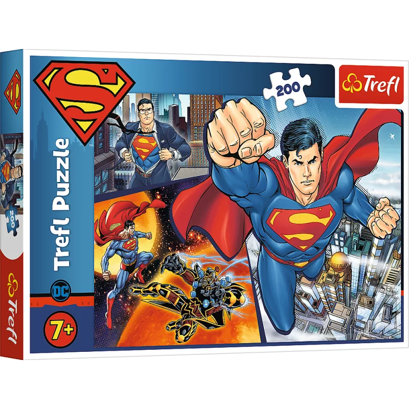 SUPERMAN PUZZLE 200 ELEMENTÓW 7+ - Trefl