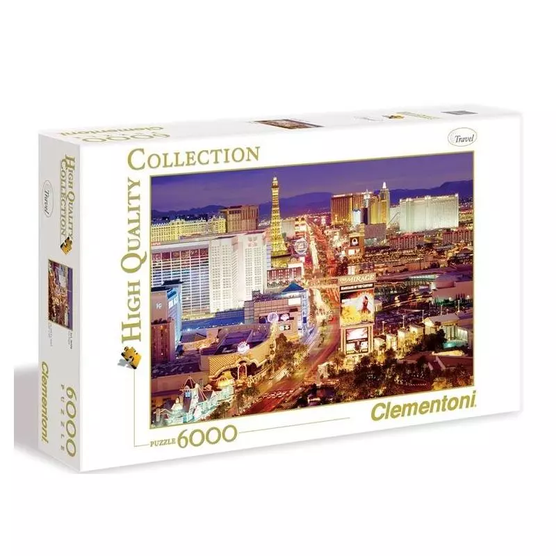 LAS VEGAS PUZZLE 6000 ELEMENTÓW - Clementoni