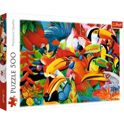 KOLOROWE PTAKI PUZZLE 500 ELEMENTÓW 9+ - Trefl