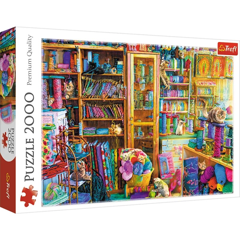 KOCI RAJ PUZZLE OBSERWACYJNE 2000 ELEMENTÓW 14+ - Trefl