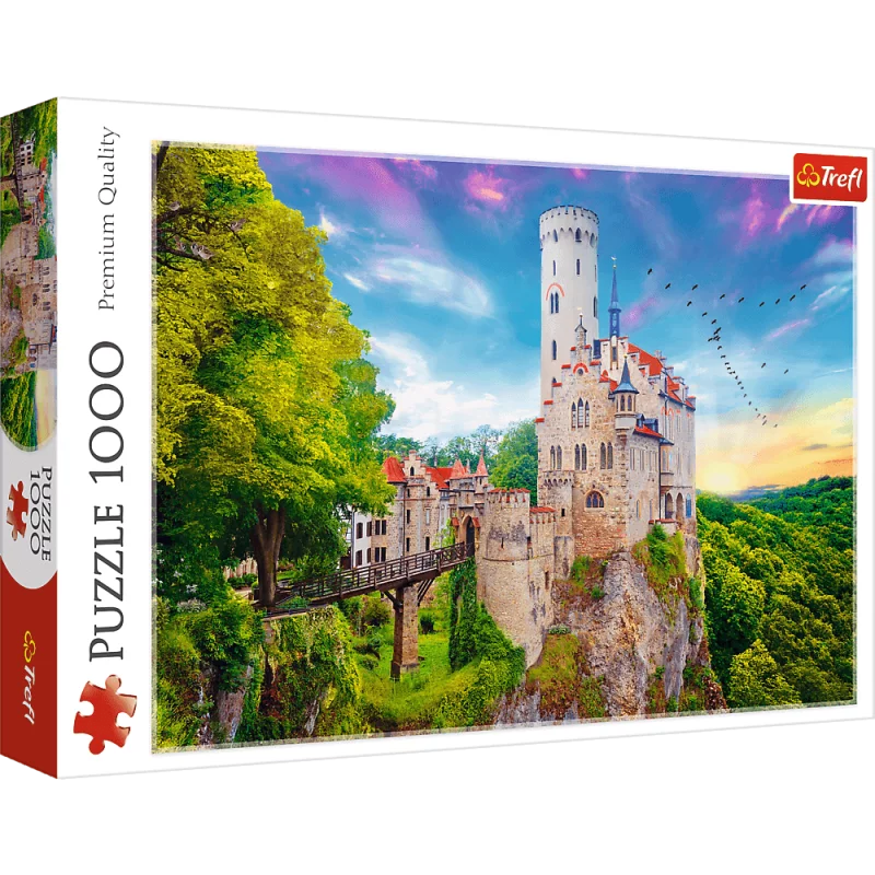 ZAMEK LICHTENSTEIN NIEMCY PUZZLE 1000 ELEMENTÓW 10+ - Trefl